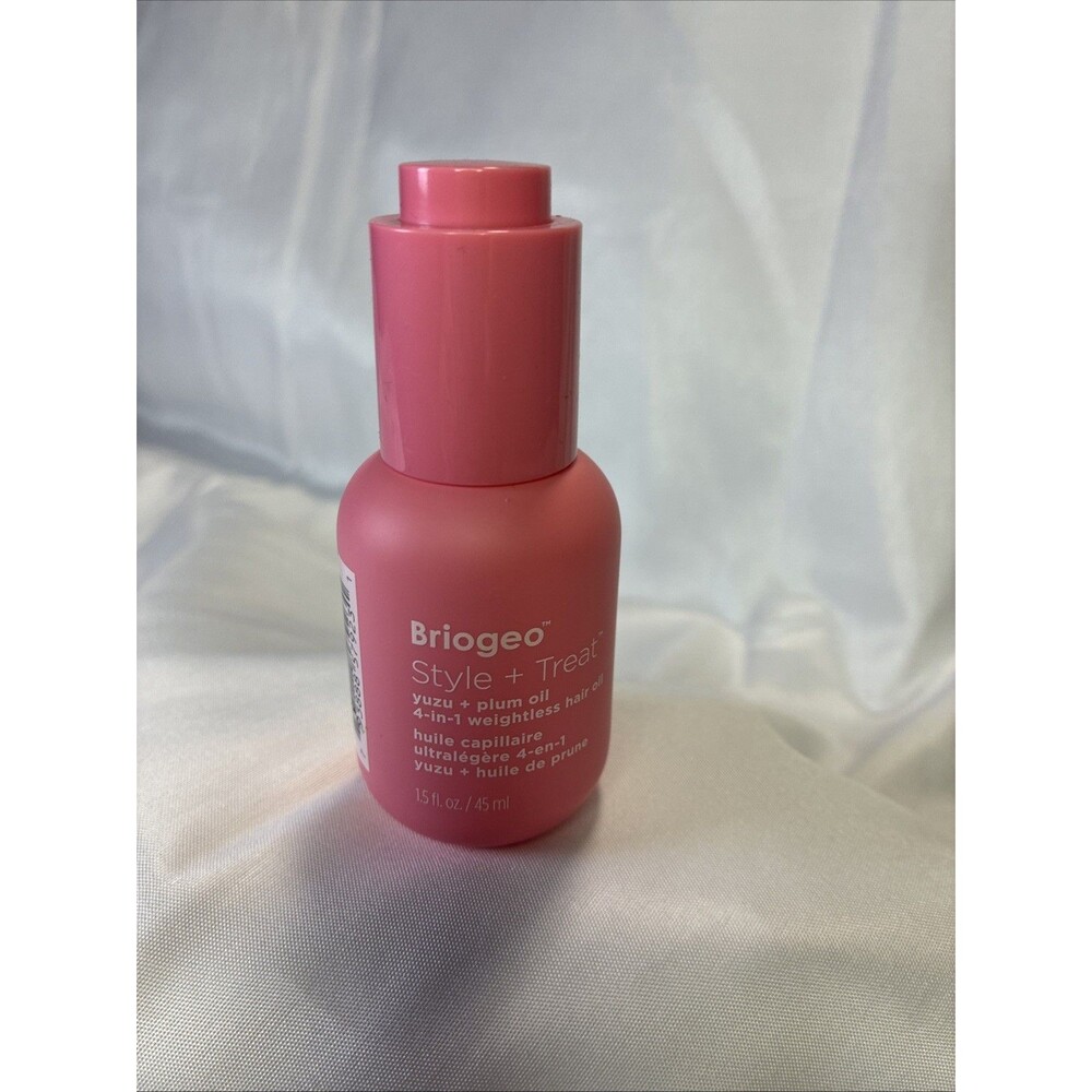 Briogeo Style + Treat 4-in-1 Weightless Hair Oil Yuzu + Plum Oil 1.5 Fl Oz